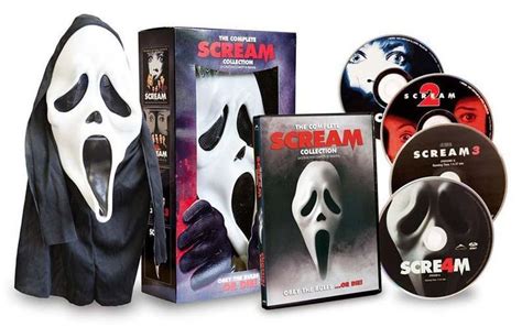 Scream Complete Collection Scream 1234 With Mask Boxset On Dvd