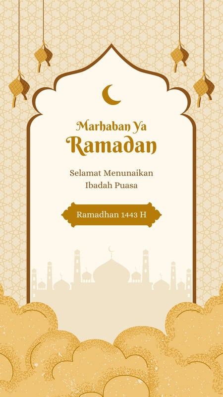 Halaman 2 Gratis Desain Contoh Ucapan Ramadhan Canva