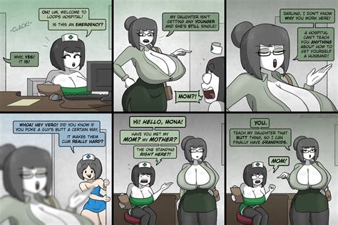Rule 34 3girls Big Breasts Comedy Comic Doctorloops Embarrassed Female Funny Humor Milf Mona