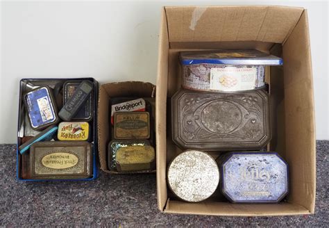 Assorted Vintage Tins