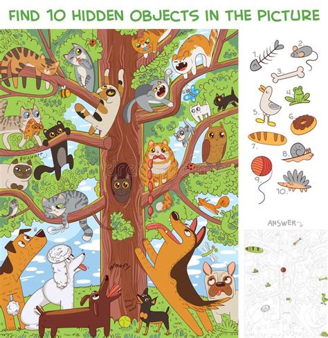 Dibujos Escondidos Imagenes Para Encontrar Objetos Ocultos Para Niños