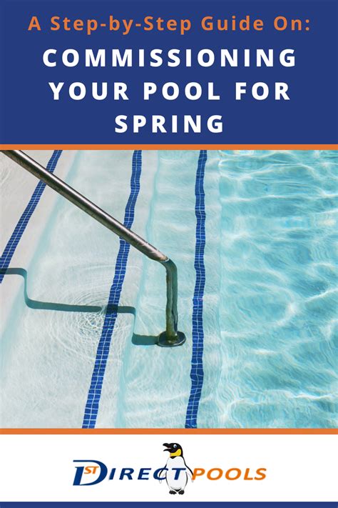 Step By Step Guide On Commissioning Your Pool For Spring 1st Direct Pools Pool Maintenance