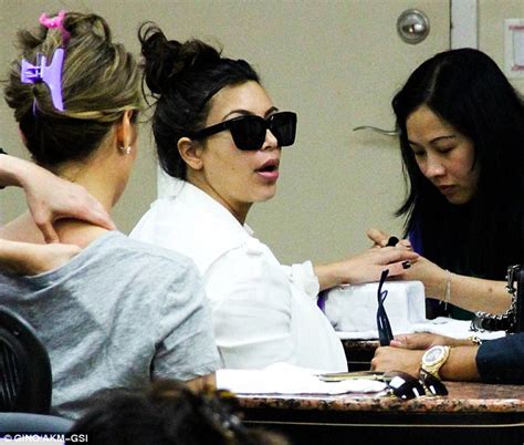 Kim Kardashian Enjoys Yet Another Pamper Session As Givenchy Creative