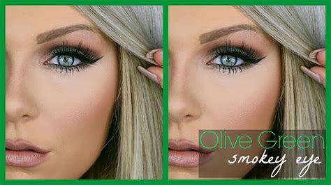 Olive Green Smokey Eye Makeup Tutorial Youtube