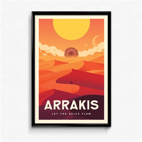Arrakis Travel Poster Sylvan Design Co