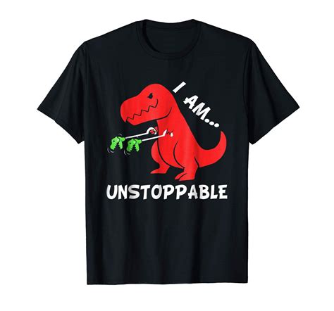 I Am Unstoppable Funny T Rex Dinosaur Xmas T Shirt Shirtsmango Office
