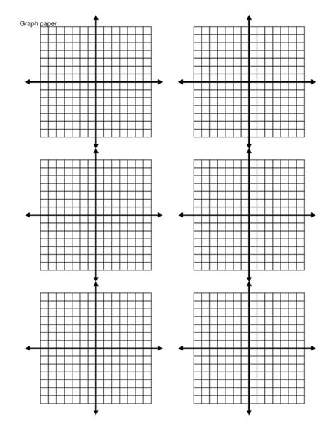 Free Graph Paper With Coordinate Plane Coordinate Plane Graphing