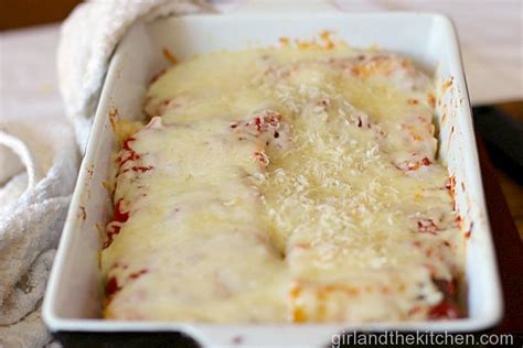 Roasted Garlic Creamy Lasagna Rolls Girl And The Kitchen