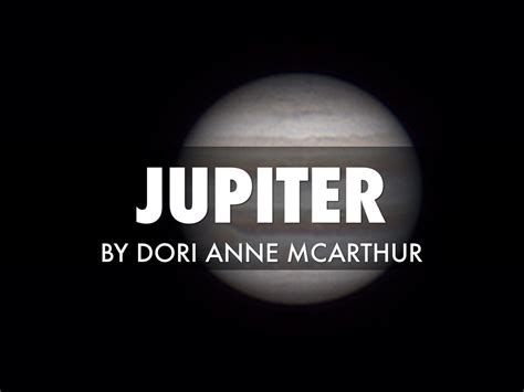 Jupiter By Jacklyn White