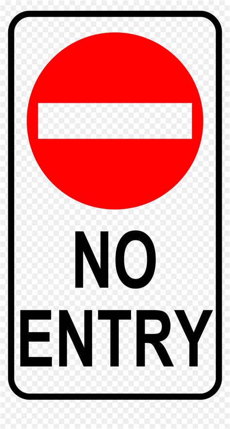 Stop No Entry Printable Sign