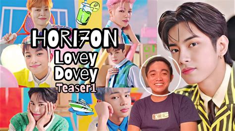 hori7on lovey dovey mv teaser1 reaction youtube