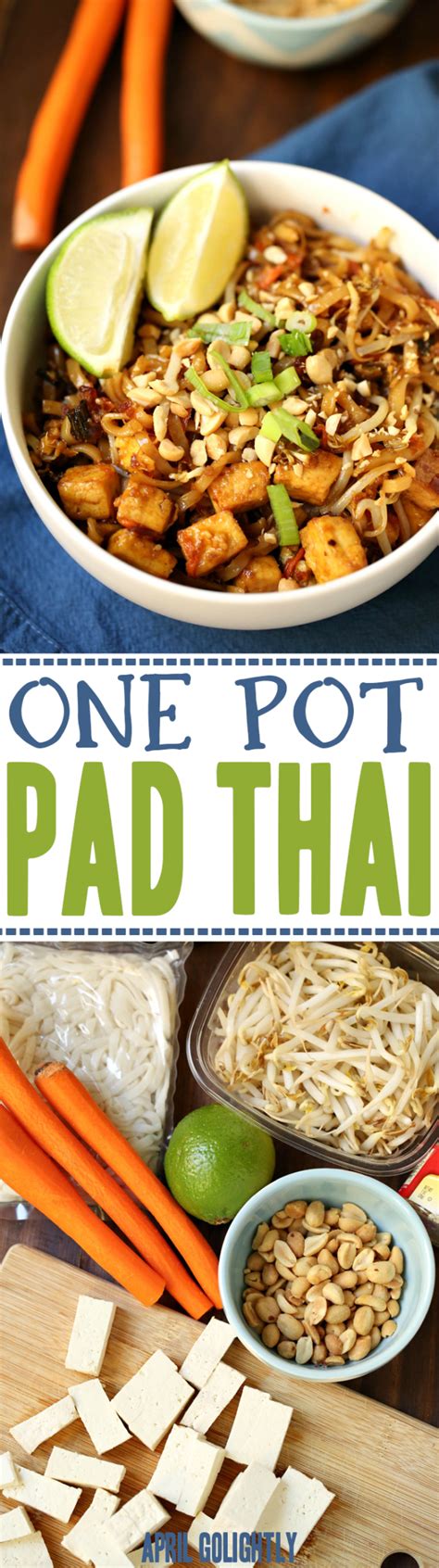 Easy One Pot Pad Thai Recipe to make quickly for dinner ...