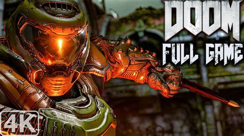 Doom 2016｜ultra Nightmare Difficulty｜full Game Playthrough｜4k Youtube