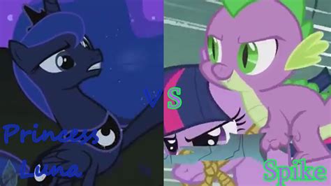 Epic Rap Battles Of History Pony Parody 11 Princess Luna Vs Spike