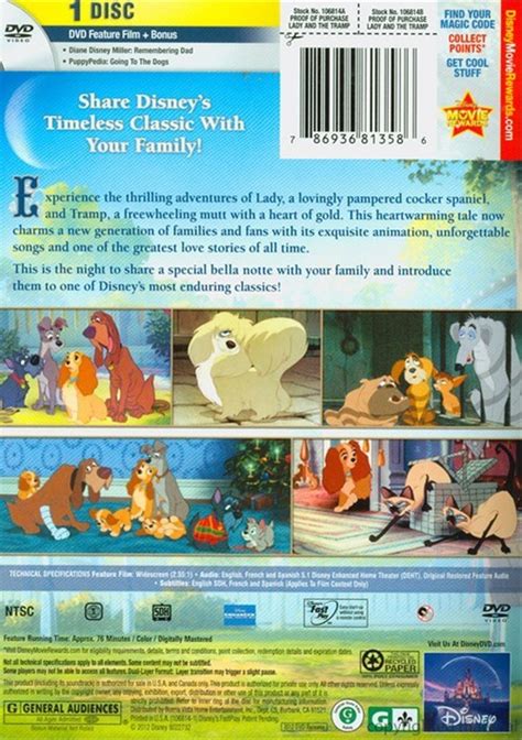 Lady And The Tramp Diamond Edition Dvd 1955 Dvd Empire