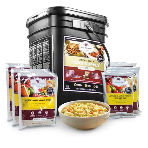Wise Foods Entree Only Grab And Go Emergency Food Supply 120 Servings
