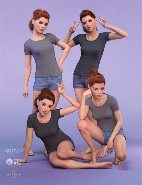 Capsces Poses And Expressions For Teen Josie 8 Daz 3d
