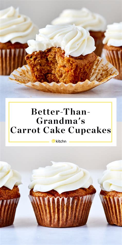 Easy Carrot Cake Cupcakes With Cream Cheese Frosting Kitchn