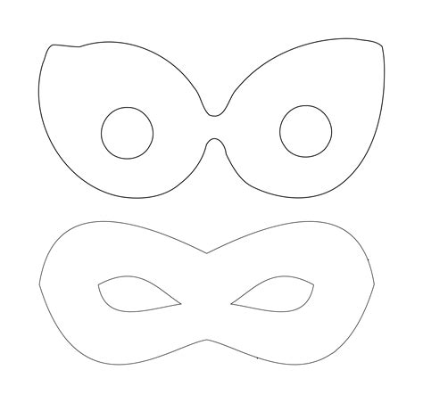 Superhero Mask Template By Kamc Two Printable Templates For Superhero