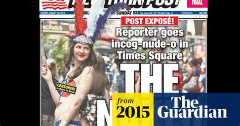 New York Reporter Strips Off For A Piece Of Undercover Journalism New