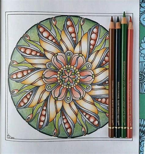 Pin By Dian Bostard On Mandala Coloring Color Pencil Art Mandala