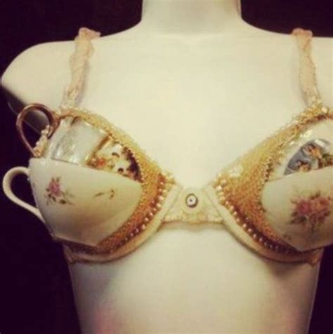 Teacup Bra Bra Art Decorated Bras Bra Cups