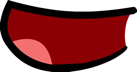 Bfdi Mouth Clipart Mouth Red Object Bfdi Mouth Assets Png Transparent