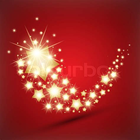 Wave Made With Stars Vector Stock Vector Colourbox