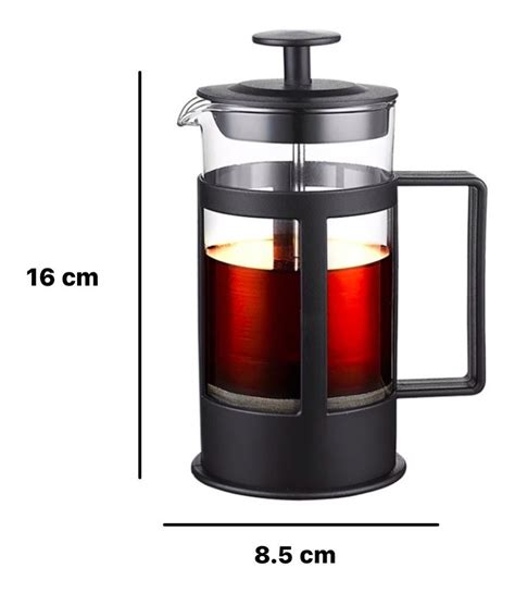 cafetera prensa francesa individual p café de vidrio 350ml mercadolibre