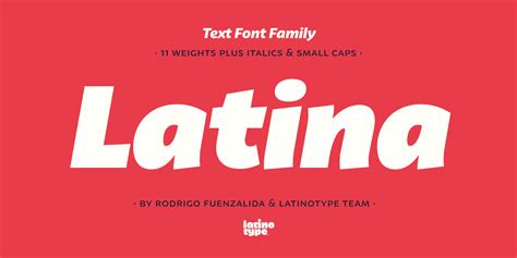 Latina Font Fontspring