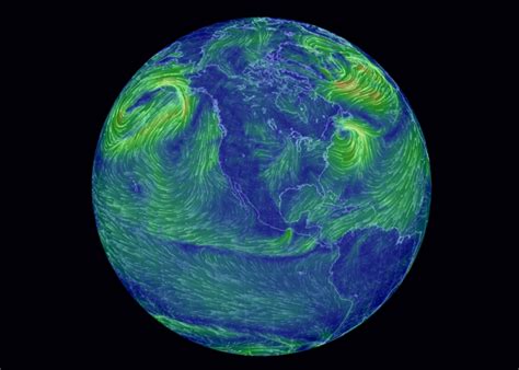 global wind map cameron beccarios visualization  world weather