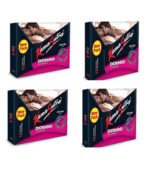 Kamasutra Dotted Condoms 12pcs Each Pack Of 4 Buy Kamasutra Dotted