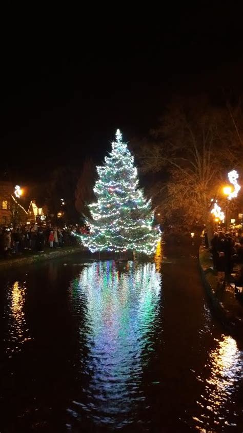 Christmas Light Switch On At Bourton On The Water