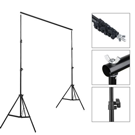 Kshioe 2x3m Adjustable Photography Photo Background Backdrop Support