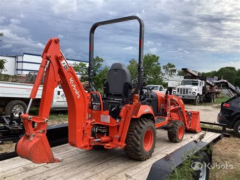 2022 Kubota Bx23slsb R 1 With Backhoe And Front Loader 4wd Tractor In