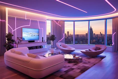 High-Tech Haven | Futuristic bedroom, Futuristic living room, Bedroom