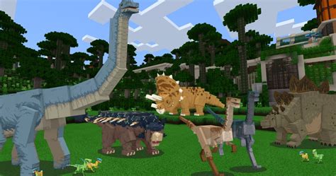 Minecraft Releases New Jurassic World Dlc Featuring Over 60 Dinosaurs