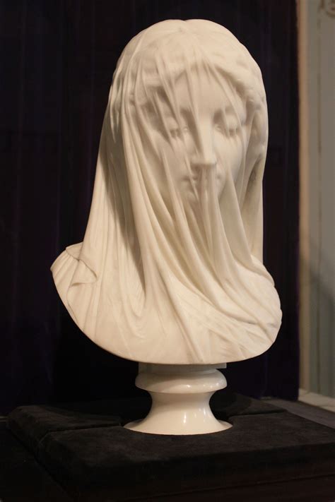 Giovanni Strazza S Veiled Virgin Located In The Presentation Convent St John S Nfld Ghost In