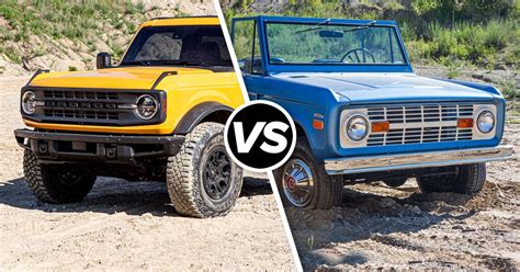 Old Bronco Vs New Taking A Look At How The Bronco Has Changed Over