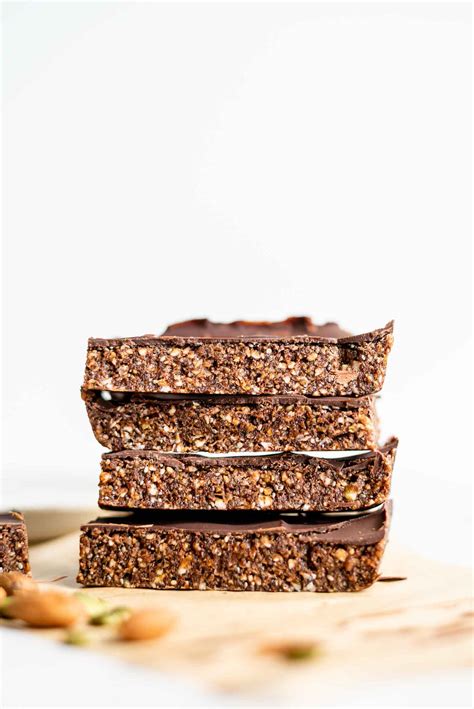 No Bake Superfood Energy Bars With Chocolate Running On Real Food