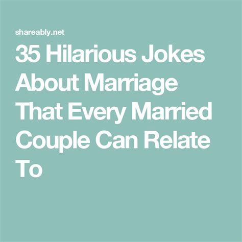 35 Hilarious Jokes About Marriage That Every Married Couple Can Relate