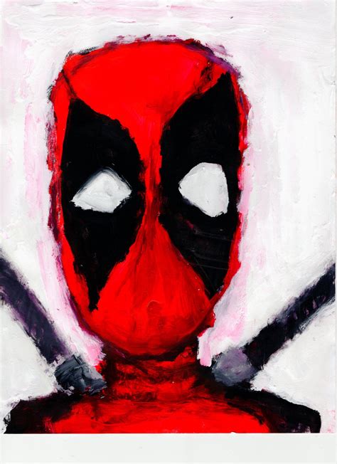 Deadpool Painting I Made 🖼 Deadpool