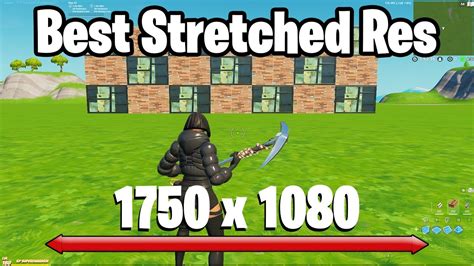 How To Get The New Best Stretched Res In Fortnite Streched Resolution Guide 1750 X 1080 Youtube