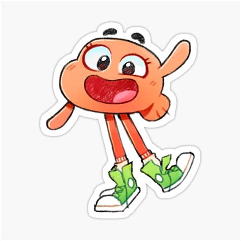 Darwin Watterson Sticker For Sale By Jojacula Redbubble