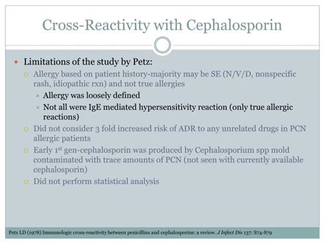 Penicillin Cross Reactivity Holoservirgin