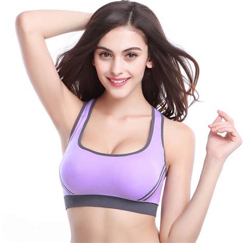 Aliexpress Com Buy Sexy Women Sports Bra Running Fitness Athletic Yoga Bra Seamless Underwear