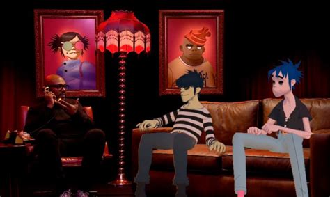 Watch Gorillaz Members 2d And Murdoc Give Their First Live On Camera