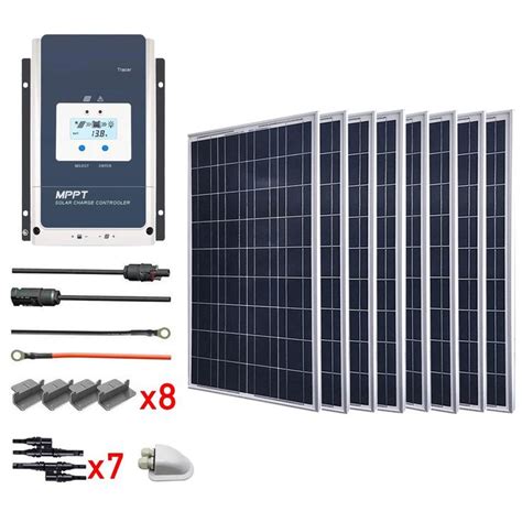 Acopower 800 Watt Polycrystalline Offgrid Solar Power Kit With 8 X 100