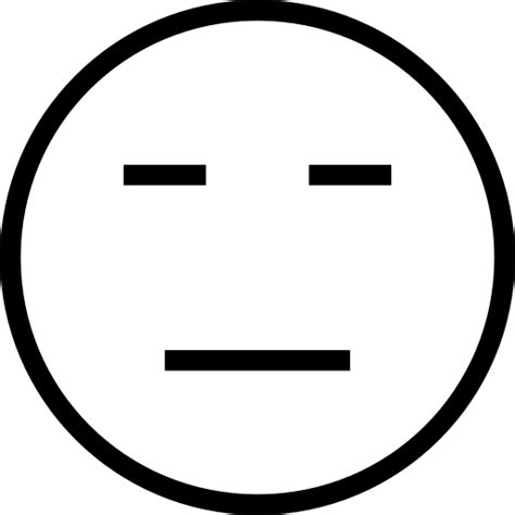 Straight Face Emoji Png Expressionless Face Emoji Meaning With