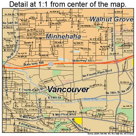 Vancouver Washington Street Map 5374060